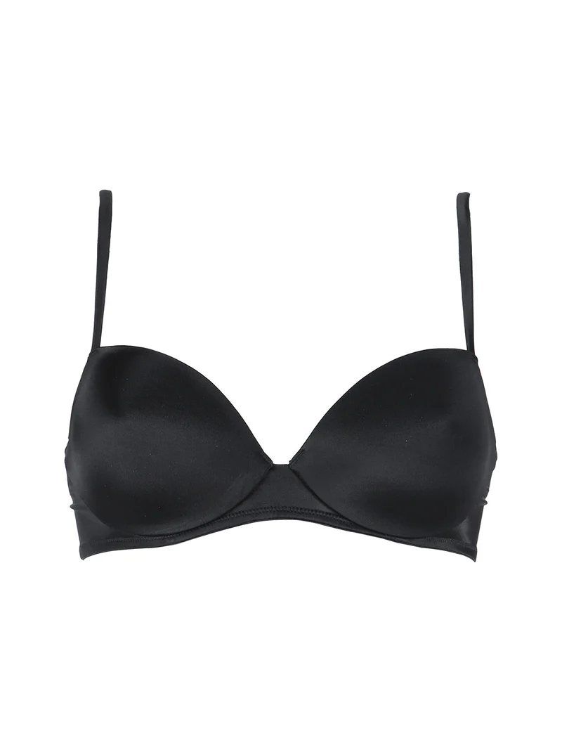 951 Reggiseno a balconcino imbottito coppa B - nero