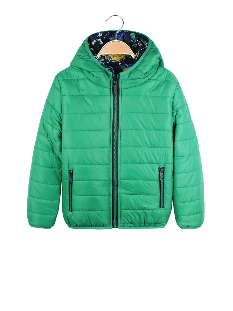 Giubbotto da bambino reversibile - verde