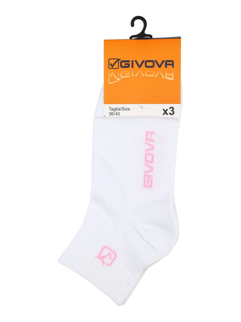 Confezione da 3 paia di calze corte da donna - bianco