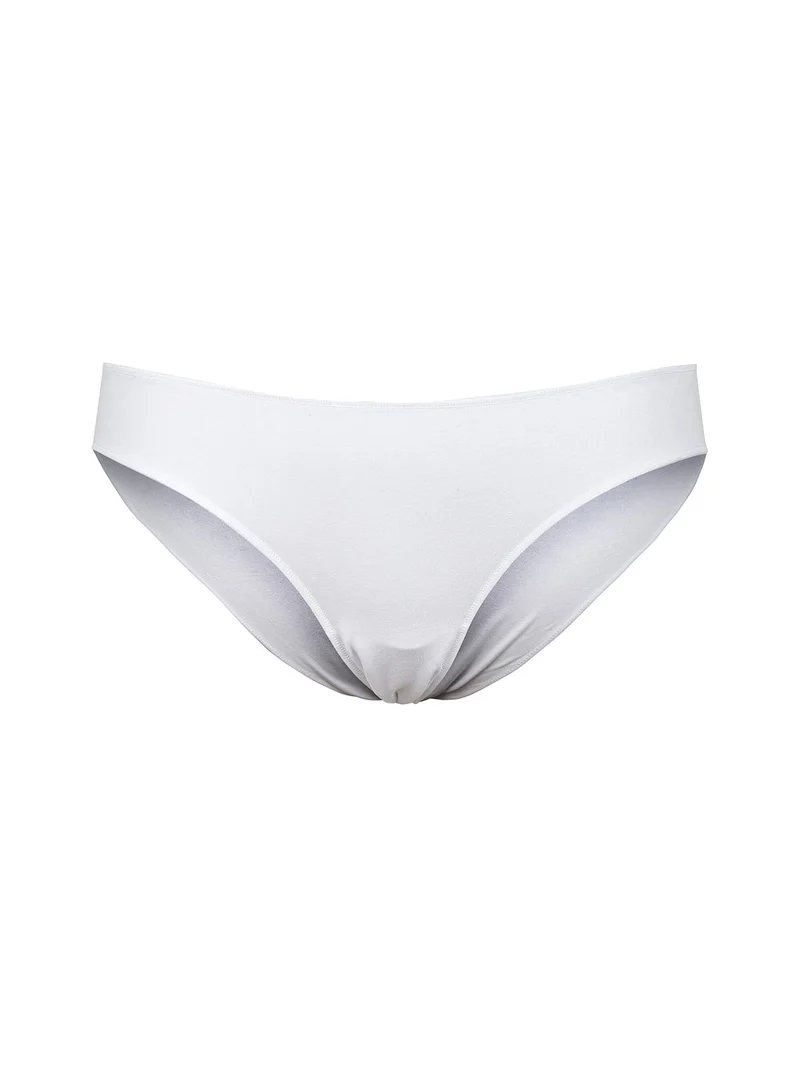 871 POP slip donna invisibile in cotone - bianco