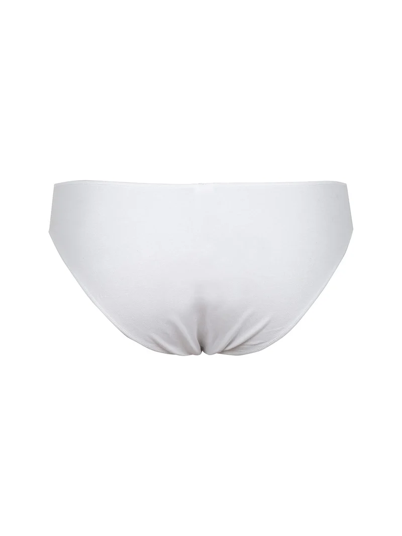 871 POP slip donna invisibile in cotone - bianco
