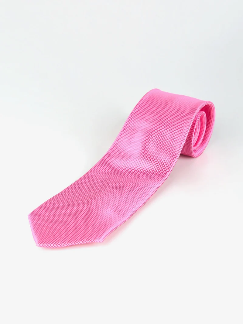 Cravatta elegante texture - rosa