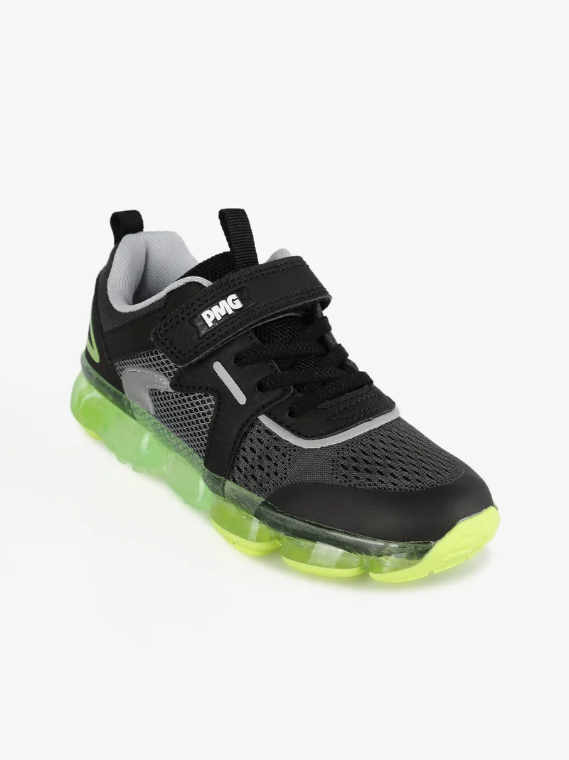 Sneakers da bambino con luci - grigio scuro