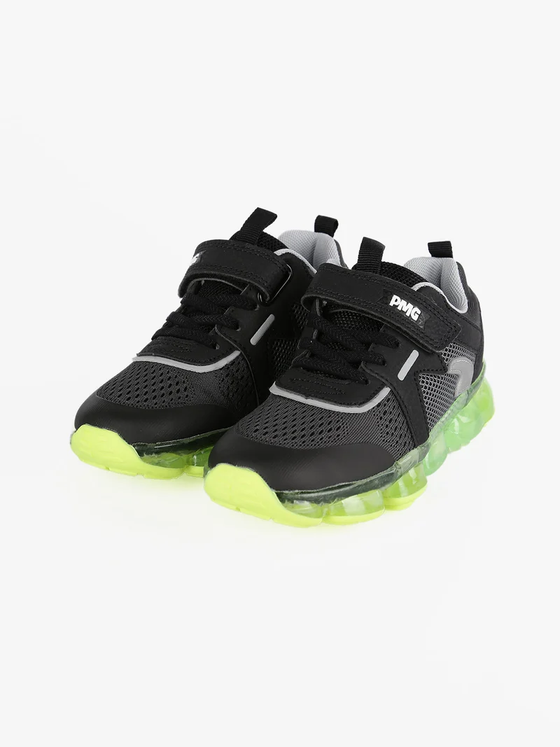 Sneakers da bambino con luci - grigio scuro