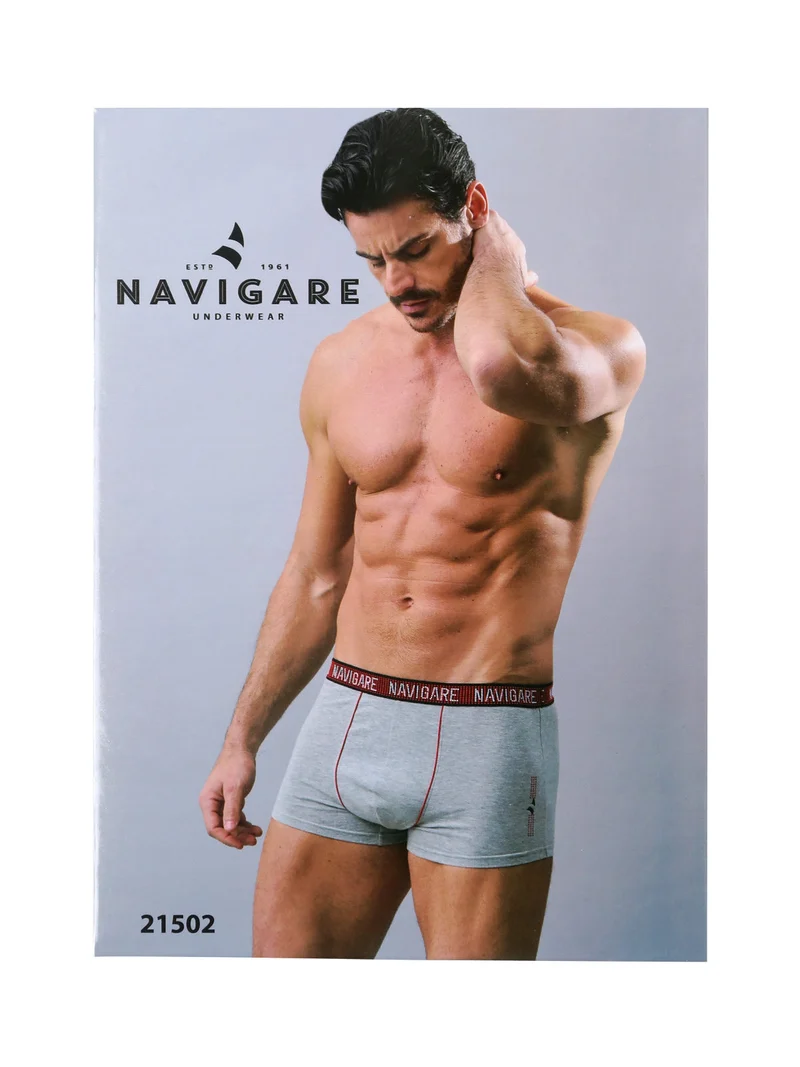 Boxer uomo in cotone jersey - grigio
