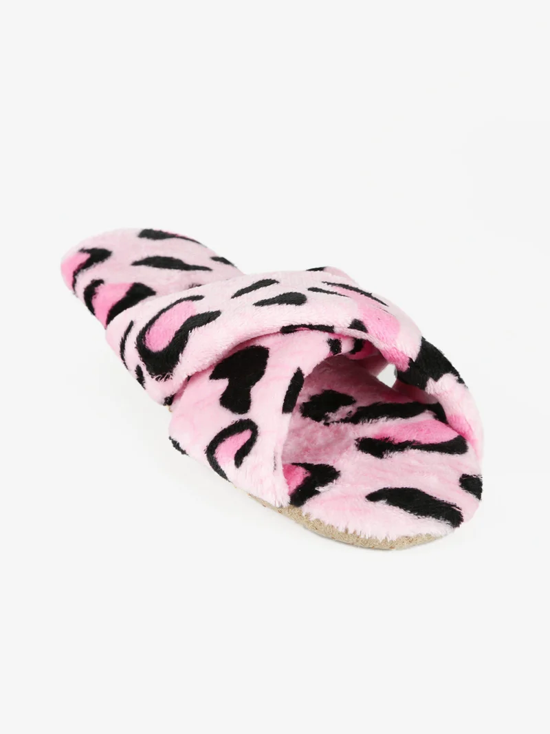 Ciabatte donna scamosciate punta aperta - rosa