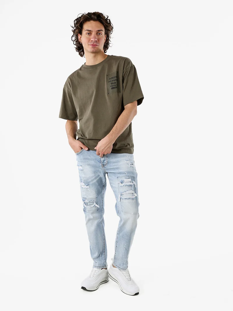 Jeans da uomo con strappi - jeans