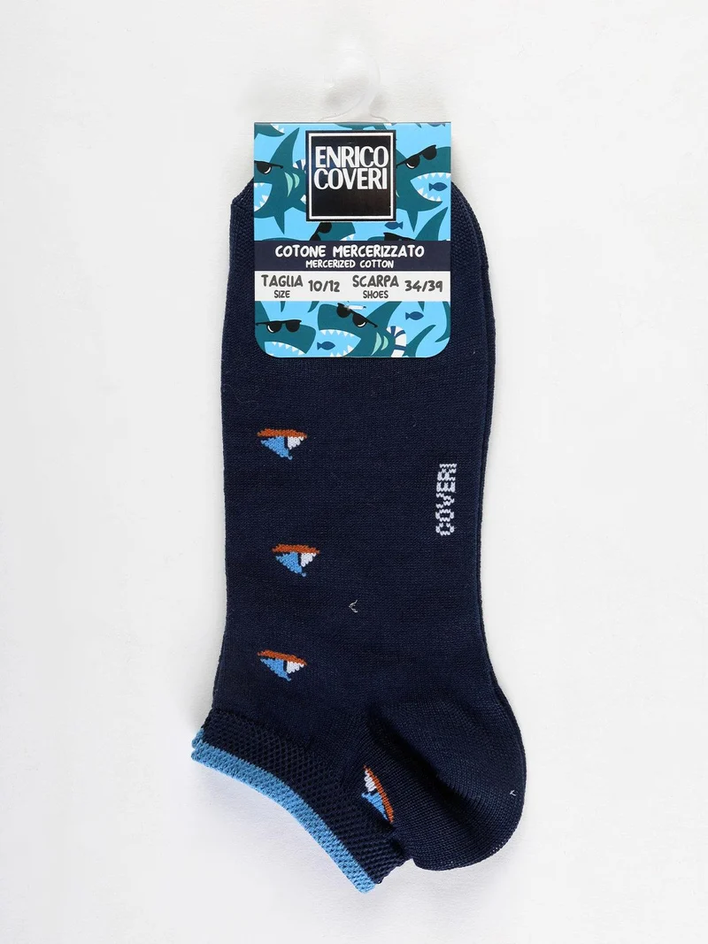 salvapiede in cotone da bimbo - blu scuro