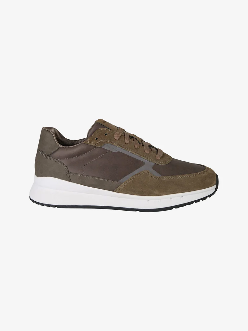 U BRANTHON A Sneakers in pelle scamosciata da uomo - multicolore
