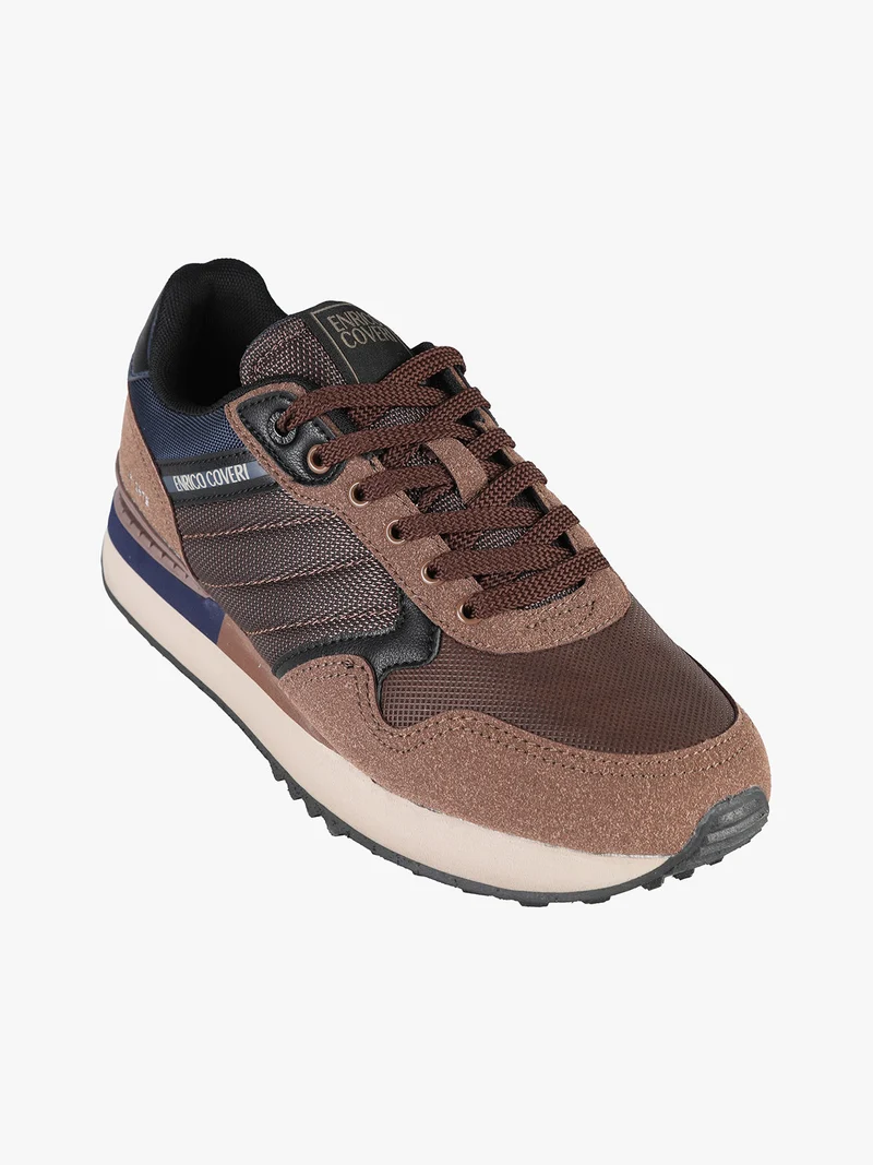 Sneakers stringate da uomo - moro