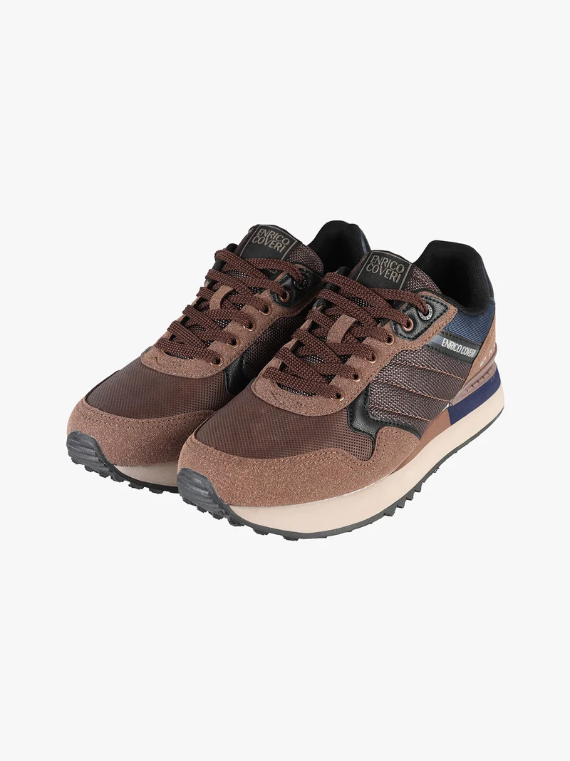 Sneakers stringate da uomo - moro
