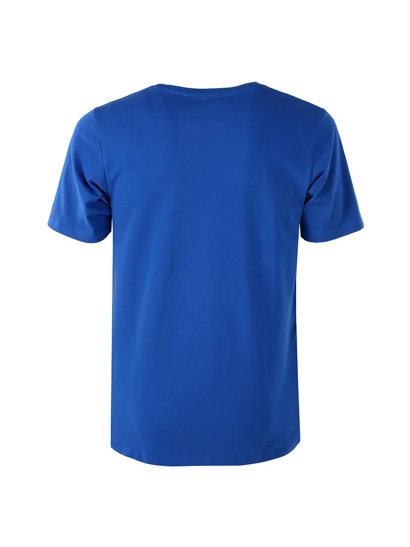 T-shirt intima da uomo in cotone bielastico - bluette