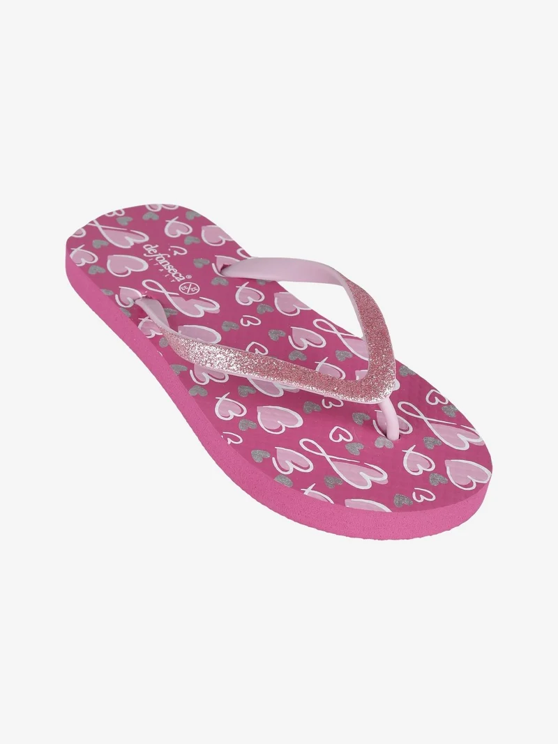 Infradito bambina con glitter - fucsia