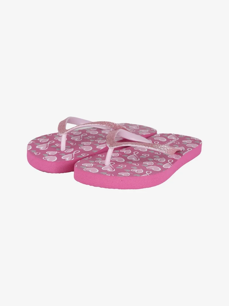 Infradito bambina con glitter - fucsia