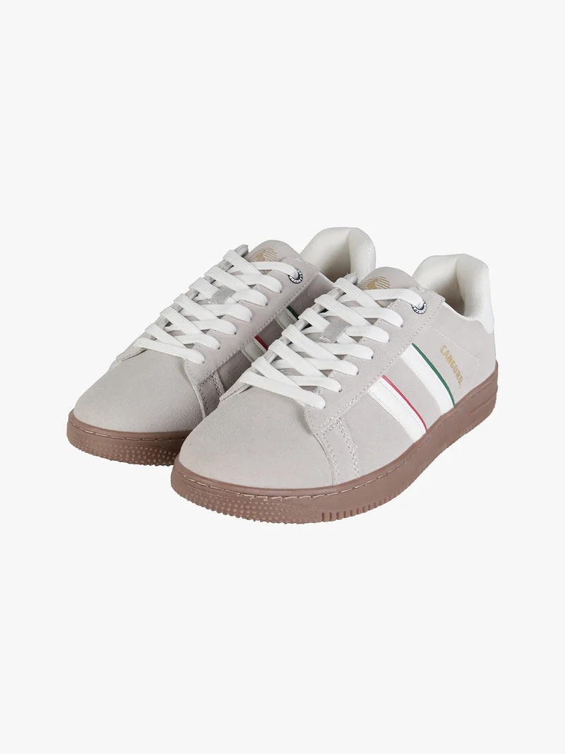 Sneakers in pelle da uomo - ghiaccio