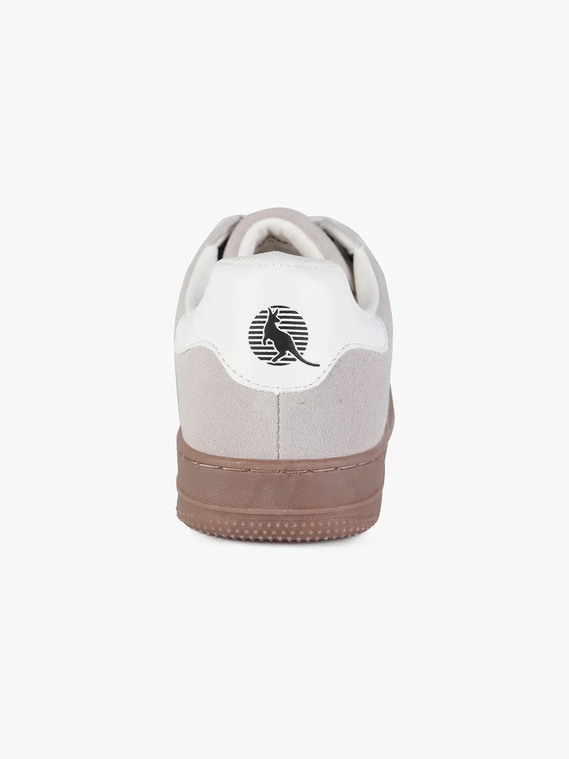 Sneakers in pelle da uomo - ghiaccio