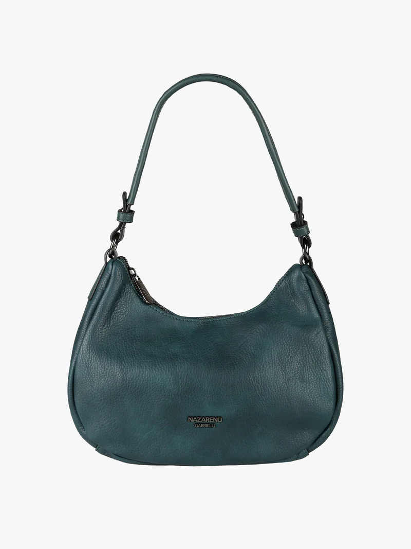 Borsa mini hobo da donna - ottanio