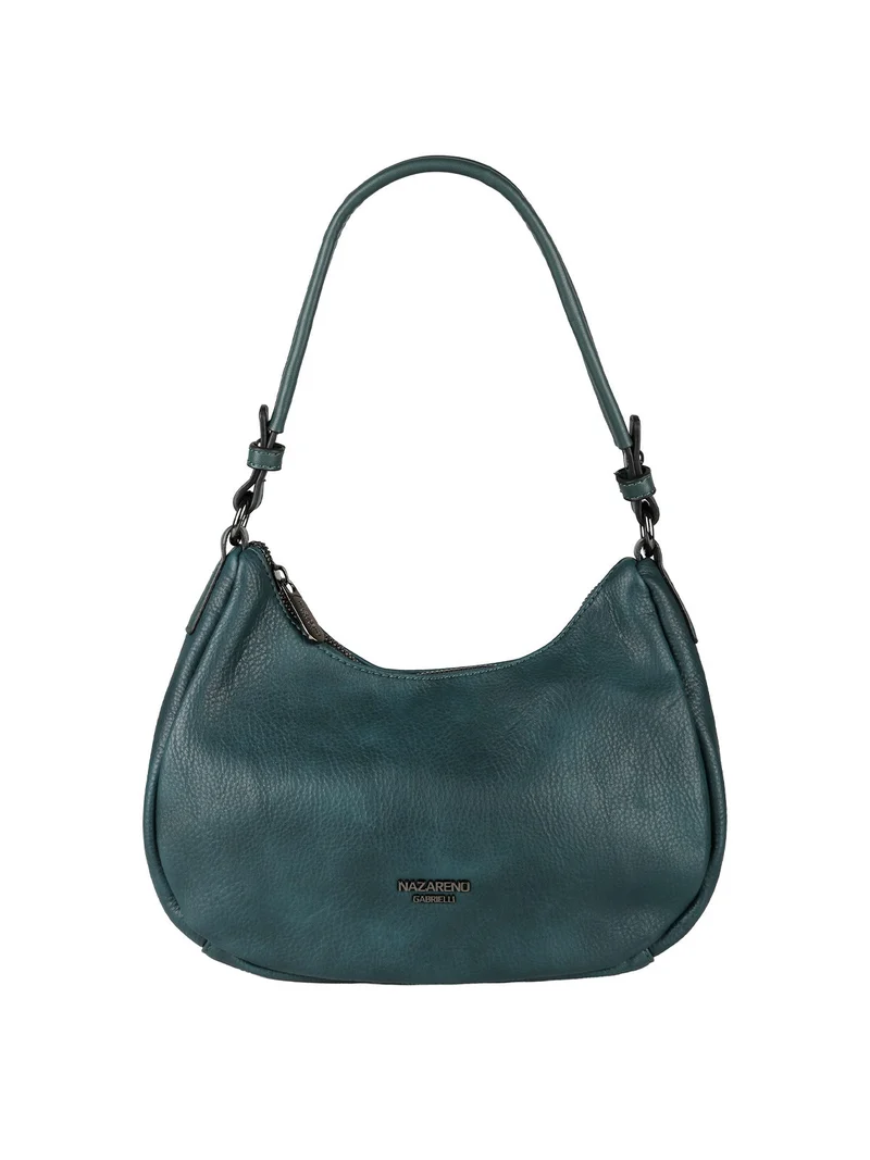 Borsa mini hobo da donna - ottanio