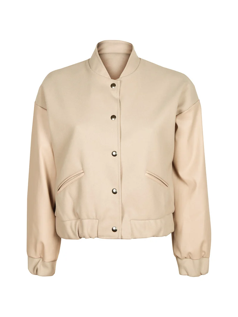 Giacca bomber da donna - beige