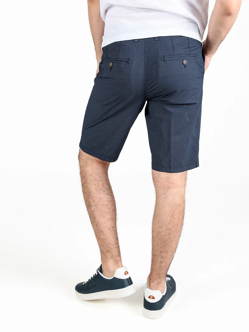 Bermuda uomo in cotone taglie grandi - blu scuro