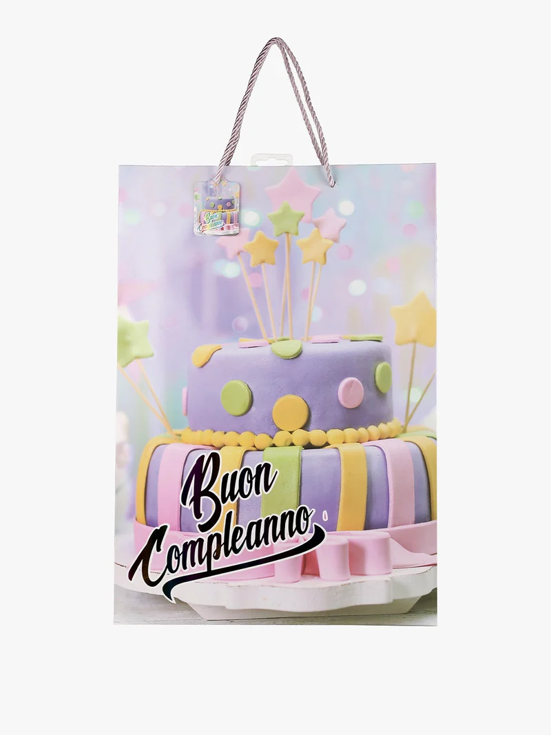 Sacchetto da regalo compleanno - lilla