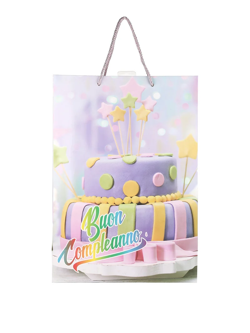 Sacchetto da regalo compleanno - lilla