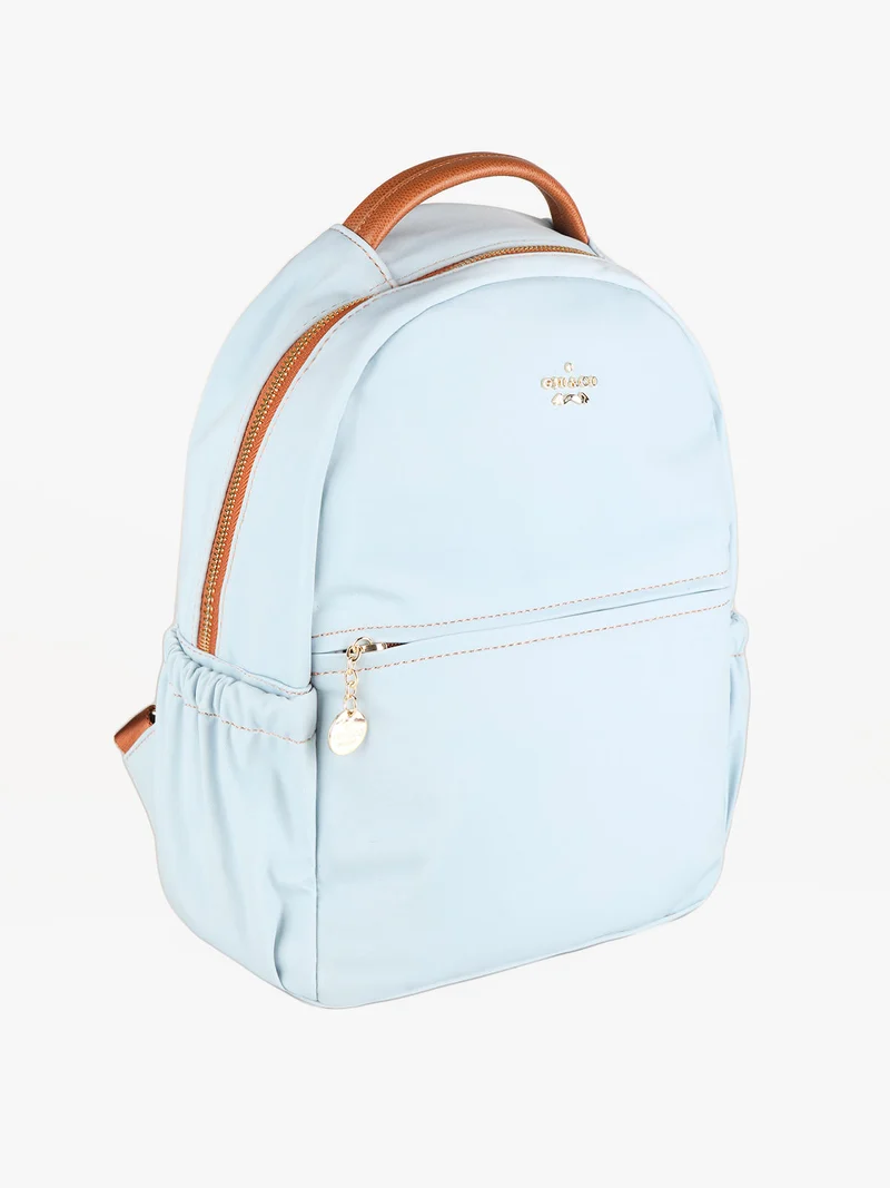 Zaino donna in tessuto - azzurro