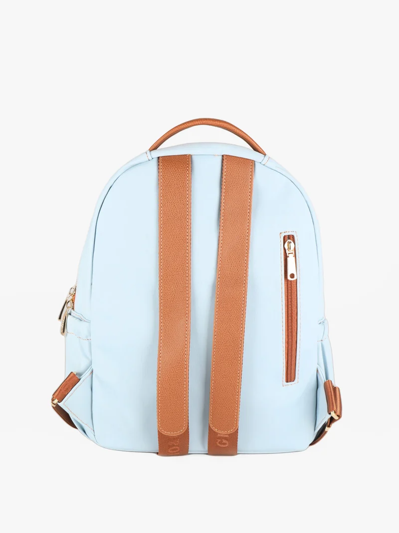 Zaino donna in tessuto - azzurro
