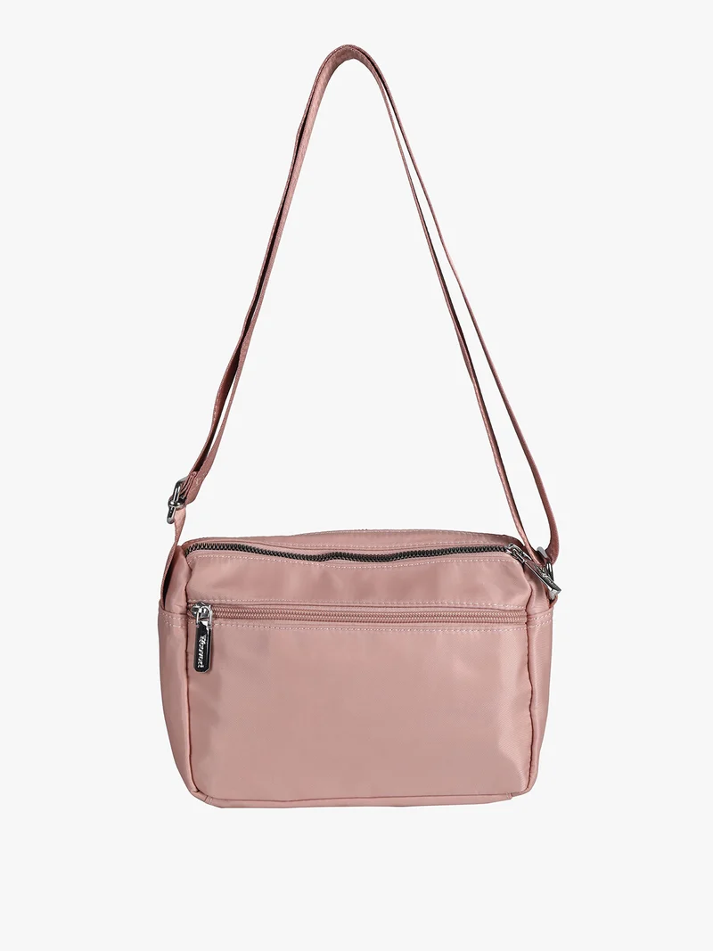 Borsetta a tracolla in nylon - rosa