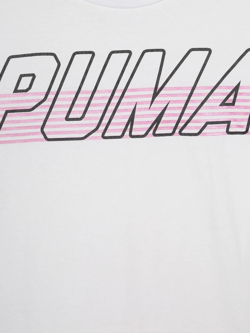 Alpha logo tee t-shirt bianca con stampa - bianco