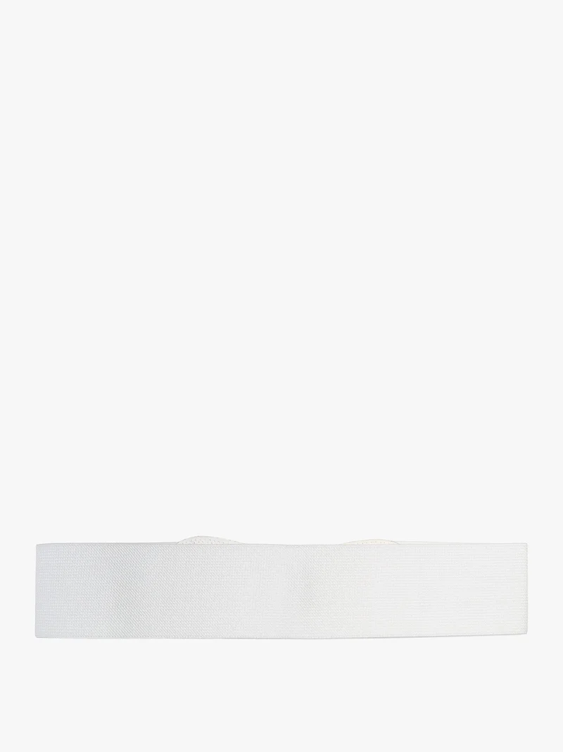 Cintura elastica da donna - bianco