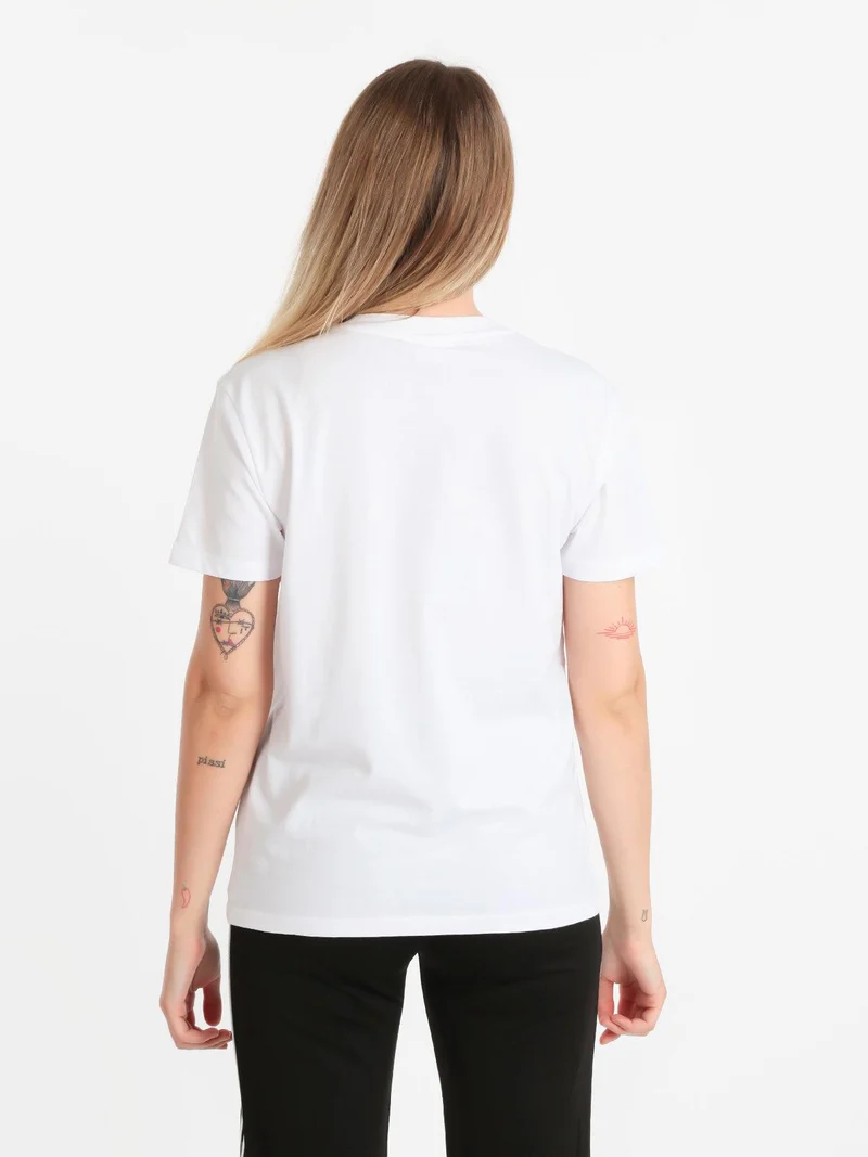 T-shirt donna logo - bianco