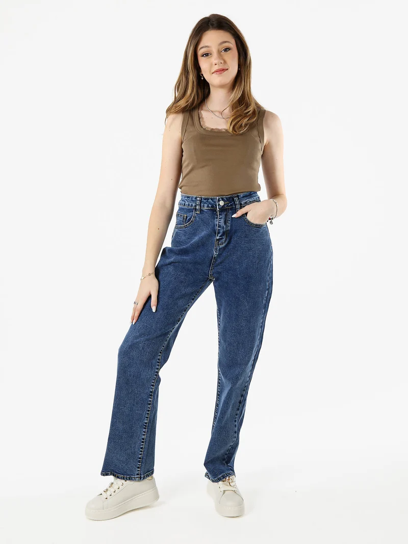 Jeans donna a gamba dritta - jeans