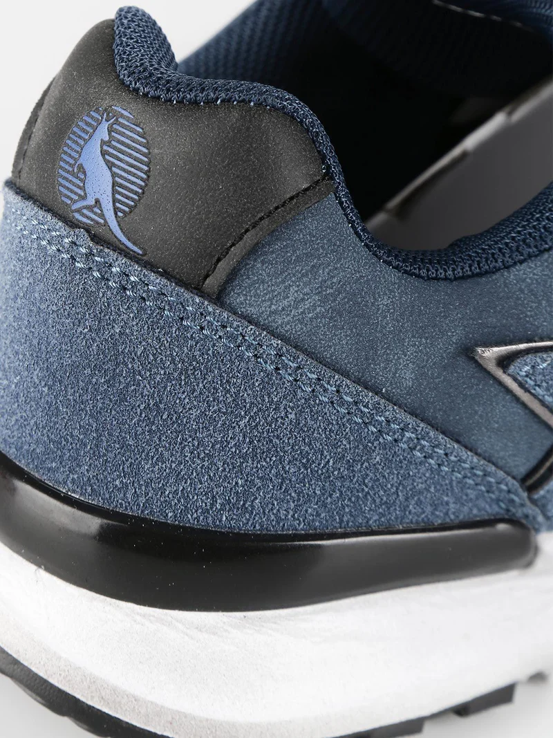 Sneakers bimbo con strappi - blu