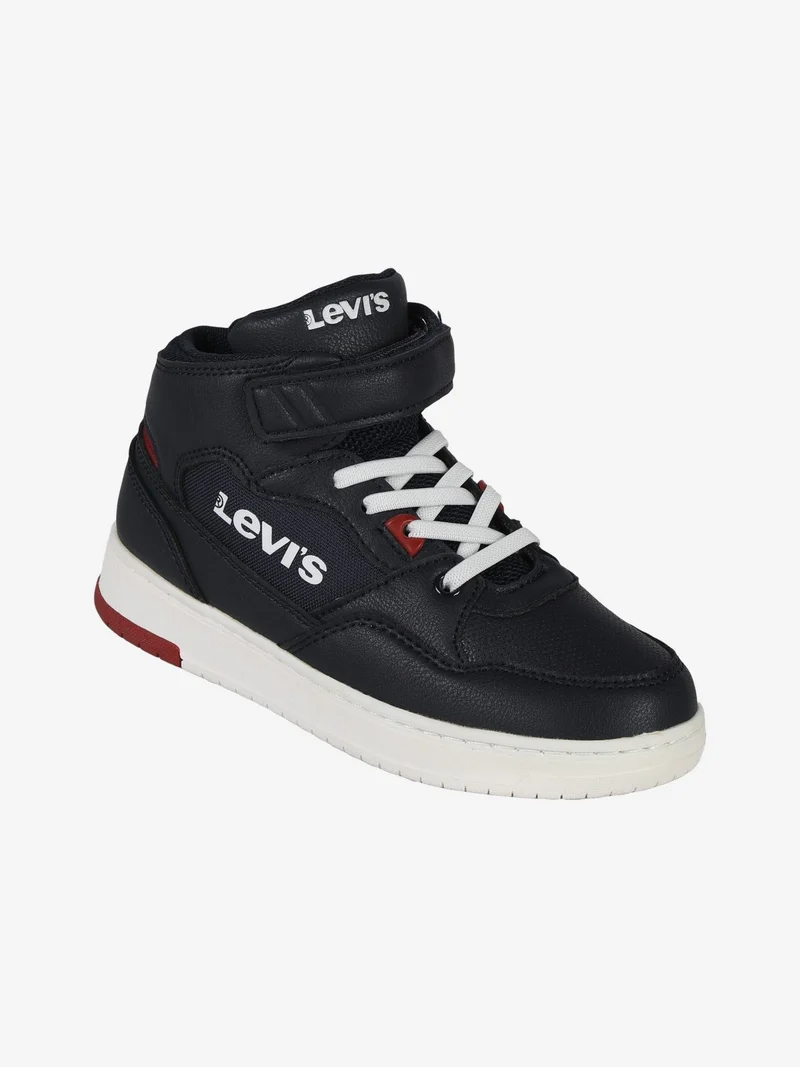 Block VIRV0012T - Sneakers alte da bambino bicolor - blu scuro