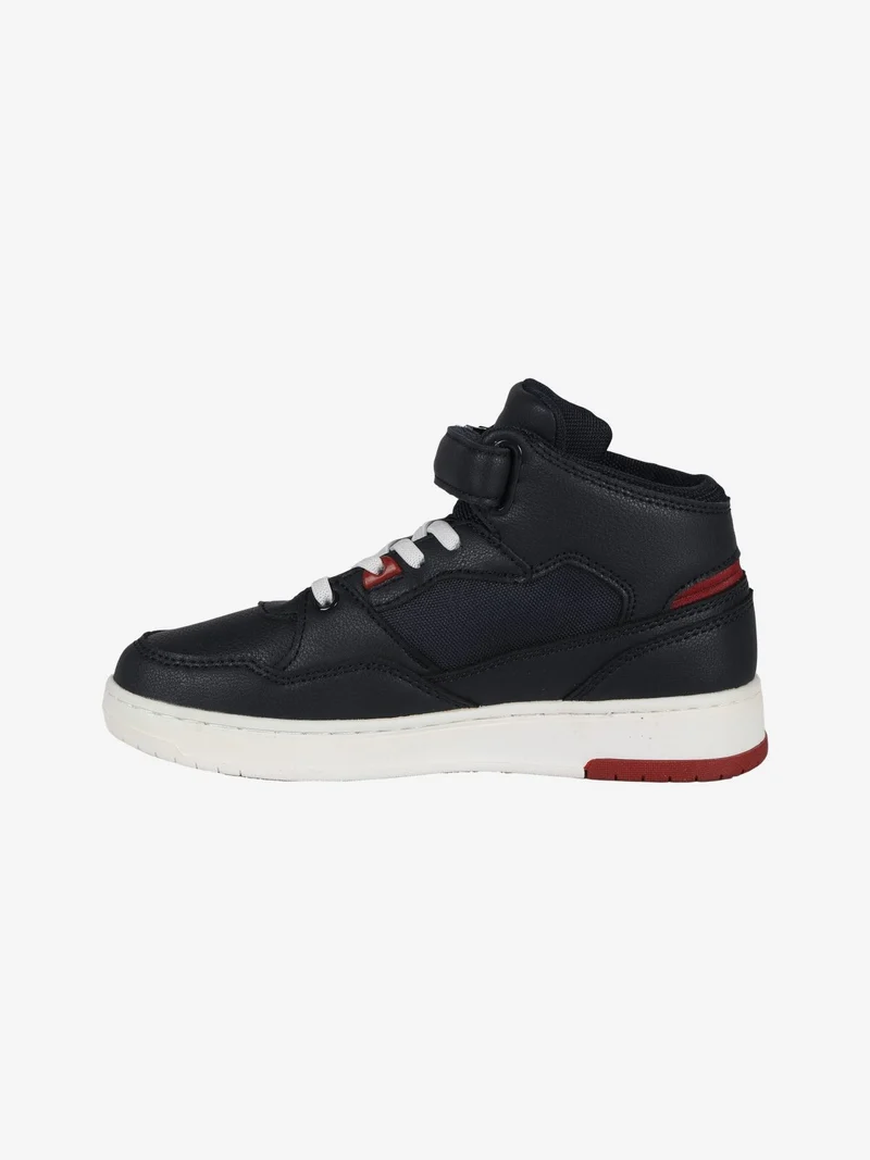 Block VIRV0012T - Sneakers alte da bambino bicolor - blu scuro