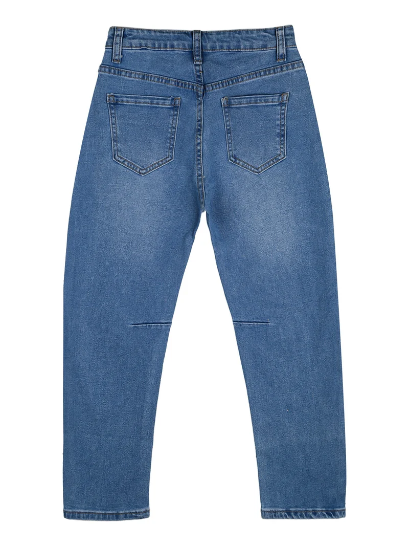 Jeans da bambina a palloncino con strass - jeans