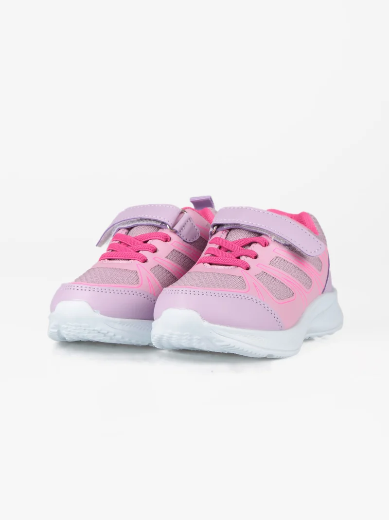 Scarpe sportive bimba con strappo - lilla