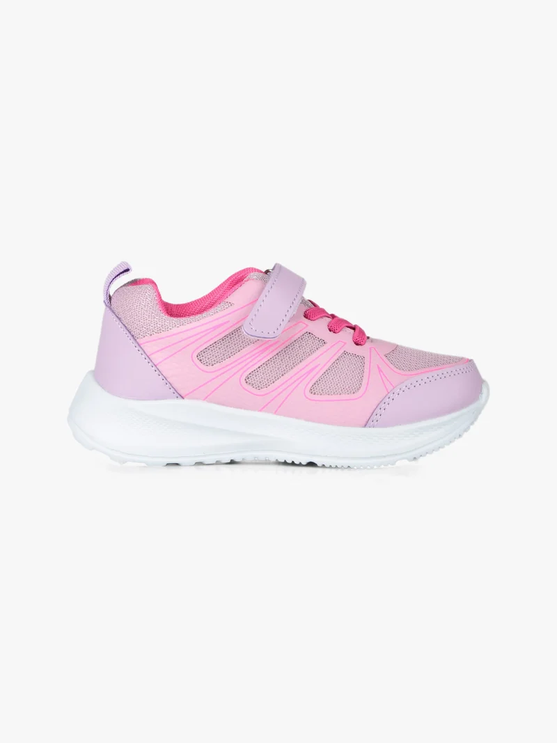 Scarpe sportive bimba con strappo - lilla