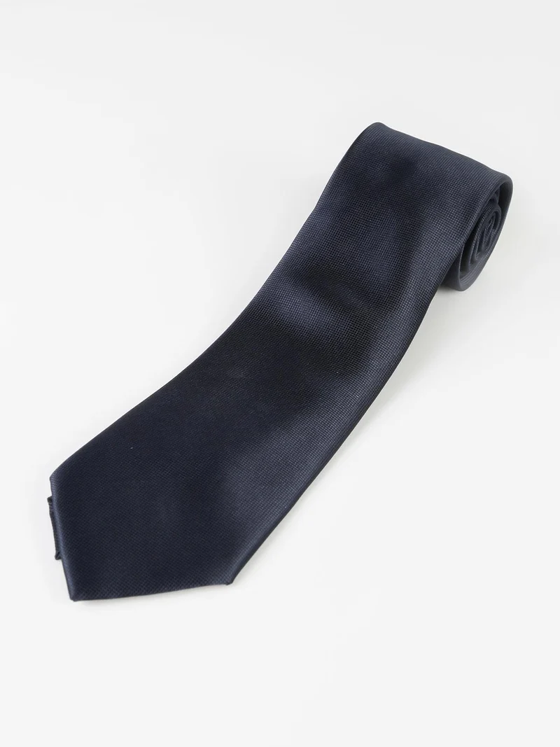 Cravatta classica da uomo - blu scuro