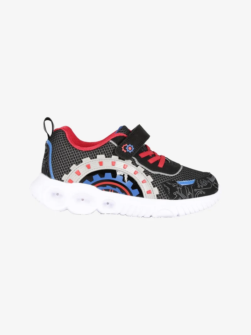 Sneakers da bambino con luci - nero