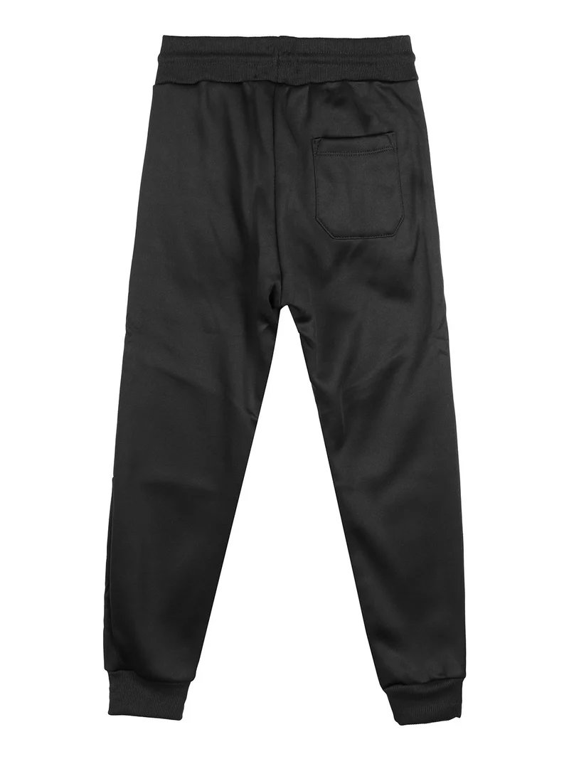Pantaloni tuta da bambino con polsini - nero