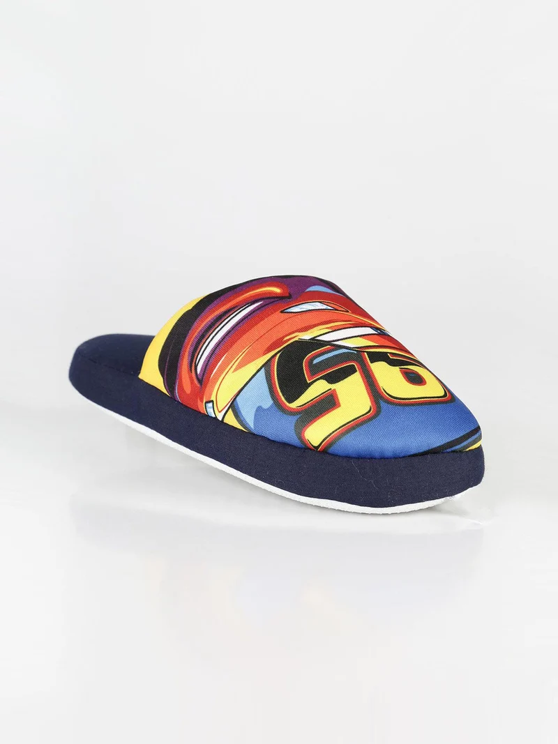Pantofole cars in tessuto - blu scuro