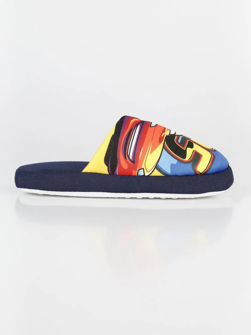 Pantofole cars in tessuto - blu scuro