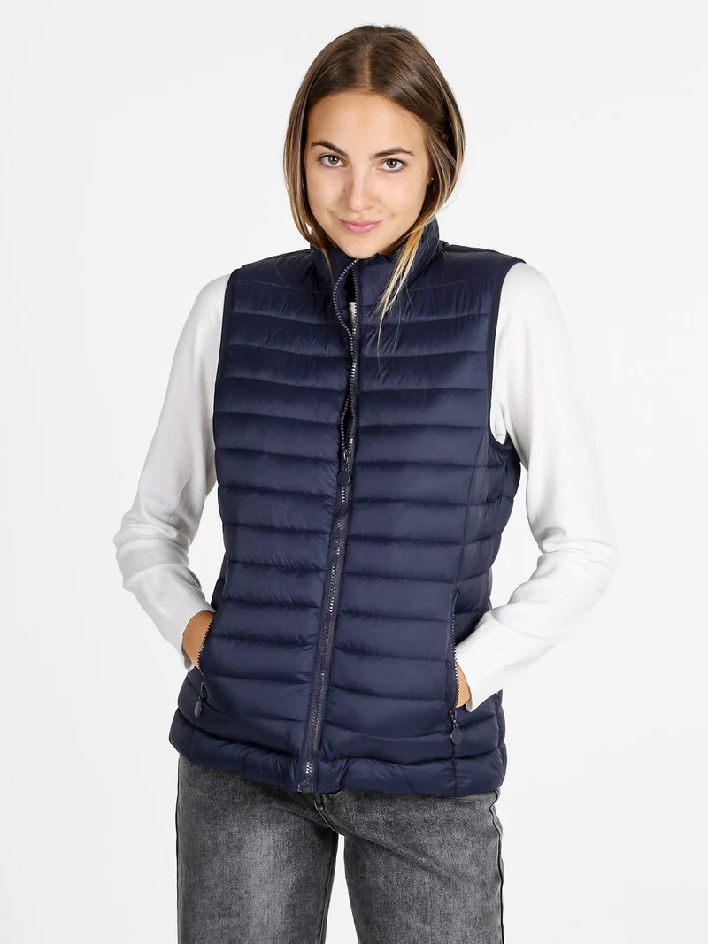 Gilet donna imbottito - blu scuro