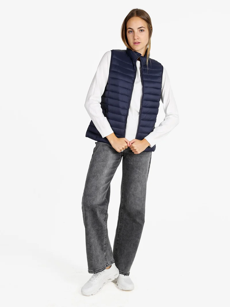 Gilet donna imbottito - blu scuro