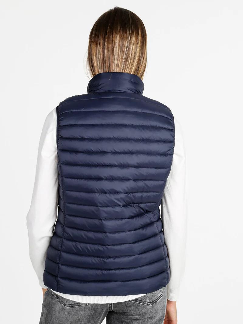 Gilet donna imbottito - blu scuro