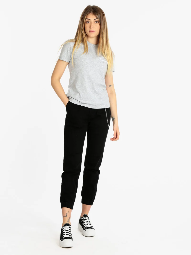 S MORGEX W SS T-shirt donna manica corta - grigio