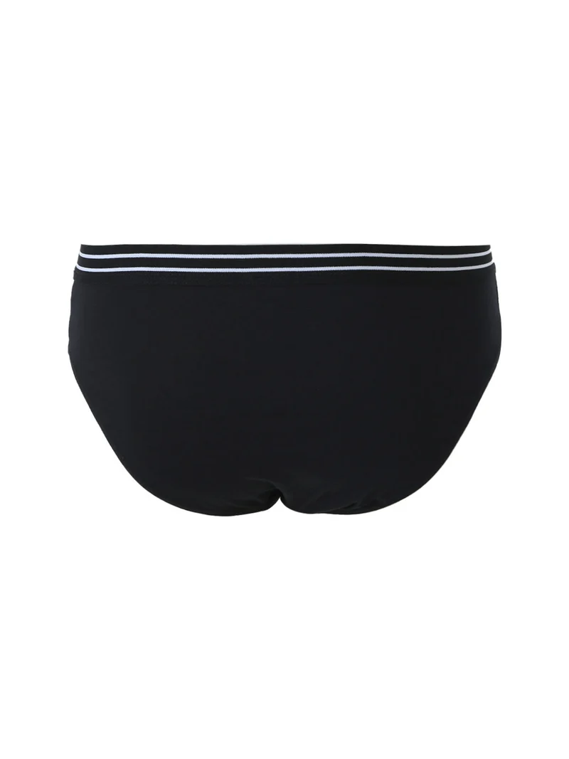 Slip uomo in cotone elasticizzato - nero