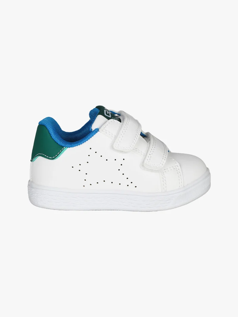 Sneakers da bambino con strappi - verde